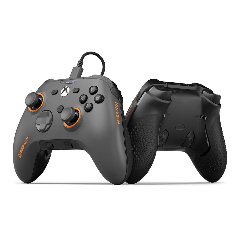 imageSCUF VALOR PRO Wired Performance Xbox Controller  Customizable Back Paddles Instant Triggers Hall Effect Thumbsticks Audio Controls Xbox Series XS Xbox One Windows PC  Steel GraySteel Gray