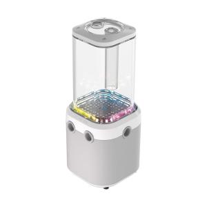 CORSAIR iCUE Link XD6 RGB Elite Pump/Reservoir Unit – FlowDrive Max Pump, Built-in Temperature Sensor, 22 Addressable RGB LEDs, 440ml Transparent Nylon Reservoir – White(White)