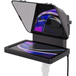 Elgato Prompter – Teleprompter with Built-in Screen for YouTube, Twitch, Zoom and More, 1080 pixels, Supports DSLR/Webcam/Smartphone, Drag & Drop Monitor Display, Works with Mac/PC & Stream Deck(Prompter)
