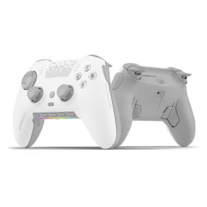 SCUF ENVISION PRO Wireless V2 (2025) PC Only Gaming Controller – Anti-Drift Thumbsticks – Five Remappable G-Keys – Remappable Back Paddles – Instant Triggers – White(White)