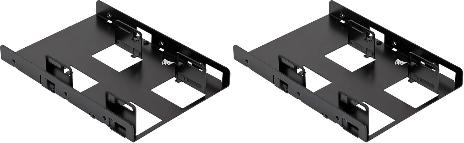 imageCorsair Dual SSD Mounting Bracket 35 Internal Drive Bay to 25 Easy Installation BlackBlack