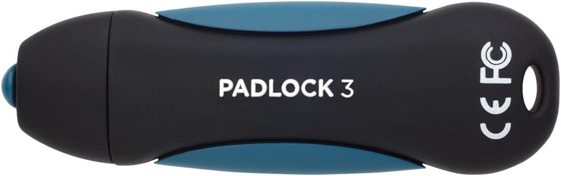 imageCorsair Flash Padlock 3 128GB Secure USB 30 Flash Drive with Key