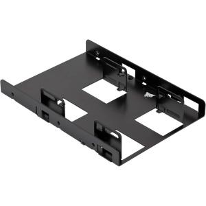 Corsair Dual SSD Mounting Bracket (3.5” Internal Drive Bay to 2.5″, Easy Installation) Black(Black)