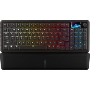 Corsair Vanguard 96 Wireless Mechanical RGB Gaming Keyboard – QWERTY US, 96% Layout, Hot-Swappable MLX Switches, 8000Hz Hyper-Polling, Stream Deck Integration, Flashtap SOCD – Black